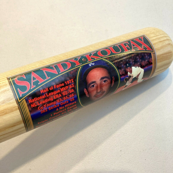 Beautiful Sandy Koufax Signed Autographed Cooperstown Baseball Bat JSA COA
