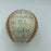 Nice 1959 Cleveland Indians Team Signed Baseball Joe Gordan With JSA COA