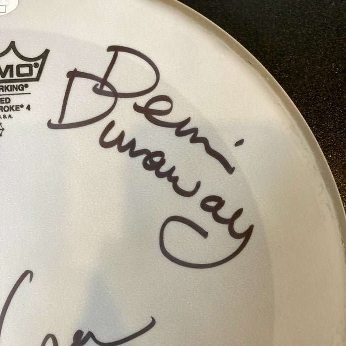 Alice Cooper Band Signed Autographed Drumhead With JSA COA 5 Signatures
