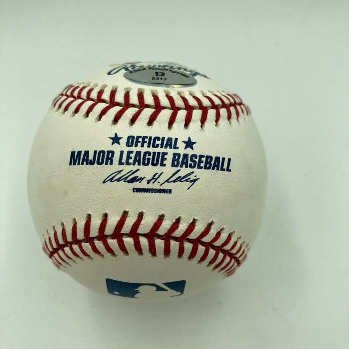 Alex Rodriguez Rookie MLB Debut July 8, 1994 Signed Baseball Beckett COA