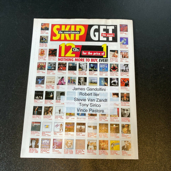 James Gandolfini The Sopranos Cast Signed Autographed TV Guide Magazine
