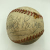 Satchel Paige Single Signed 1950's Official National League Baseball JSA COA