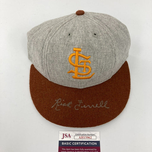 Rick Ferrell Signed Authentic St. Louis Browns Baseball Hat JSA COA