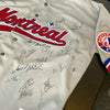 2002 Montreal Expos Team Signed Authentic Game Jersey Vladimir Guerrero JSA COA