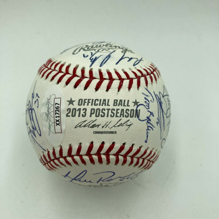 2013 Detroit Tigers Team Signed Baseball Justin Verlander Max Scherzer JSA COA