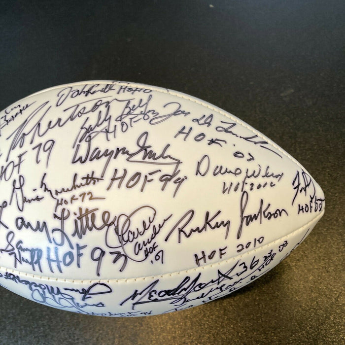 2012 Hall Of Fame Induction Multi Signed Official Wilson NFL Football 40+ Sigs