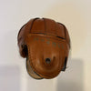 Sammy Baugh "HOF 1963" Twice Signed Vintage Leather Mini Helmet JSA COA