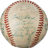 1962 Yankees WS Champs Team Signed Baseball Mickey Mantle Roger Maris PSA & JSA