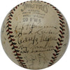 The Finest 1933 NY Giants World Series Champs Team Signed Baseball Mel Ott JSA