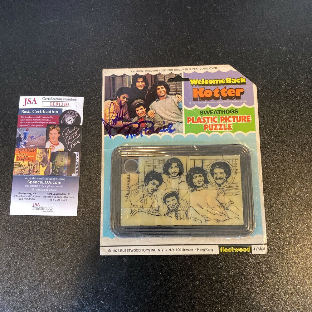 Ron Palillo Lawrence Hilton-Jacobs Signed Welcome Back Kotter Vintage Toy JSA