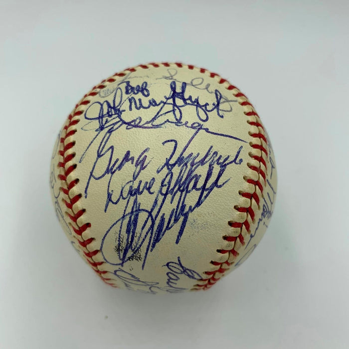 The Finest 1974 All Star Game Team Signed Baseball Thurman Munson 32 Sigs JSA