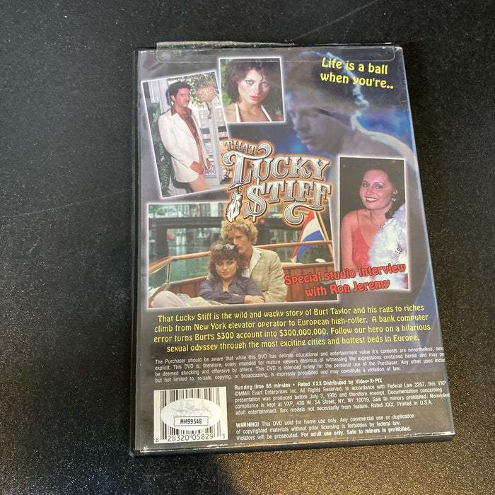 Ron Jeremy Signed Autographed Lucky Stiff DVD With JSA COA