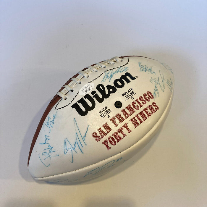 1998 San Francisco 49ers Team Signed Wilson Football JSA COA