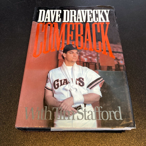 Dave Dravecky Signed Autographed Comeback Baseball Book