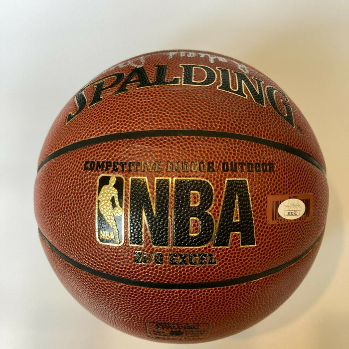 Bill Russell Larry Bird Boston Celtics Legends Signed NBA Basketball JSA COA