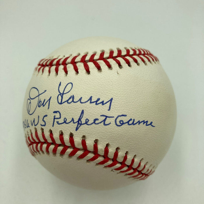 Don Larsen 1956 World Series Perfect Game Signed Official Baseball JSA COA