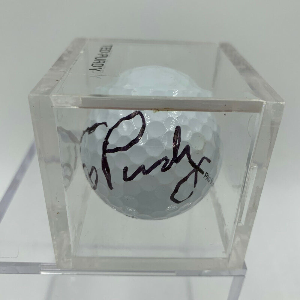 Ted Purdy Signed Autographed Golf Ball PGA With JSA COA
