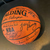 Wilt Chamberlain Bill Russell NBA Legends Signed 30th Anniversary Basketball JSA