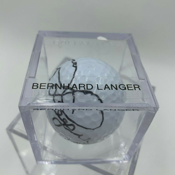 Bernhard Langer Signed Autographed Golf Ball PGA With JSA COA