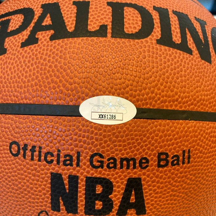 RARE Bill Russell "Hall Of Fame 1974" Signed Spalding NBA Game Basketball JSA