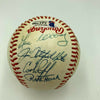 Hall Of Fame Multi Signed Cracker Jack Old Timers Game Baseball Beckett COA