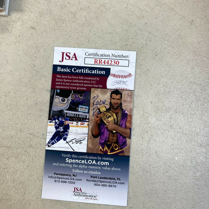 Jake La Motta Signed Autographed Raging Bull Book With JSA COA
