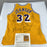 1995-96 Los Angeles Lakers Team Signed Magic Johnson Jersey With Ice Cube JSA