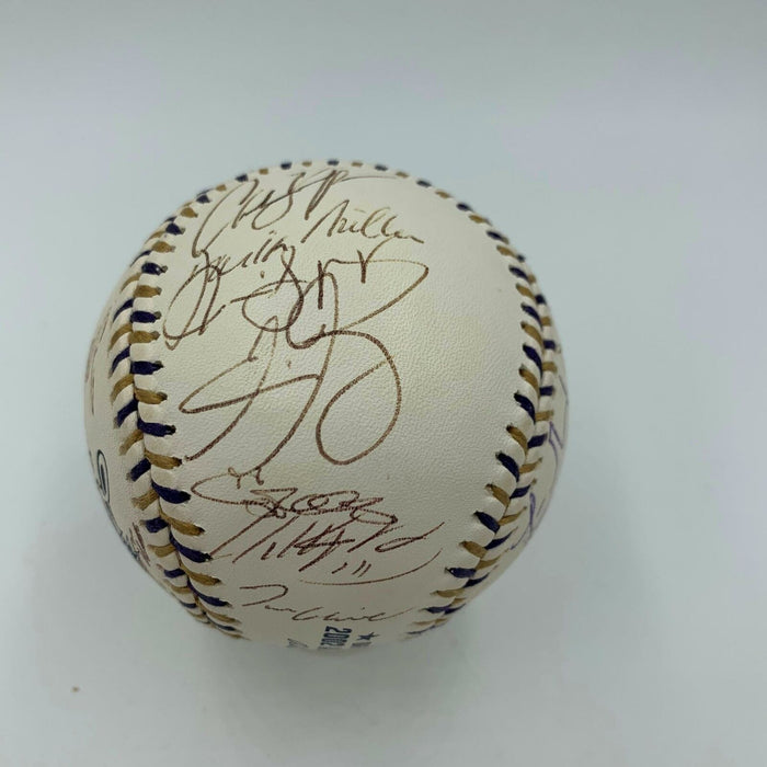 2002 All Star Game Team Signed Baseball Mike Piazza Frank Robinson Vlad Guerrero