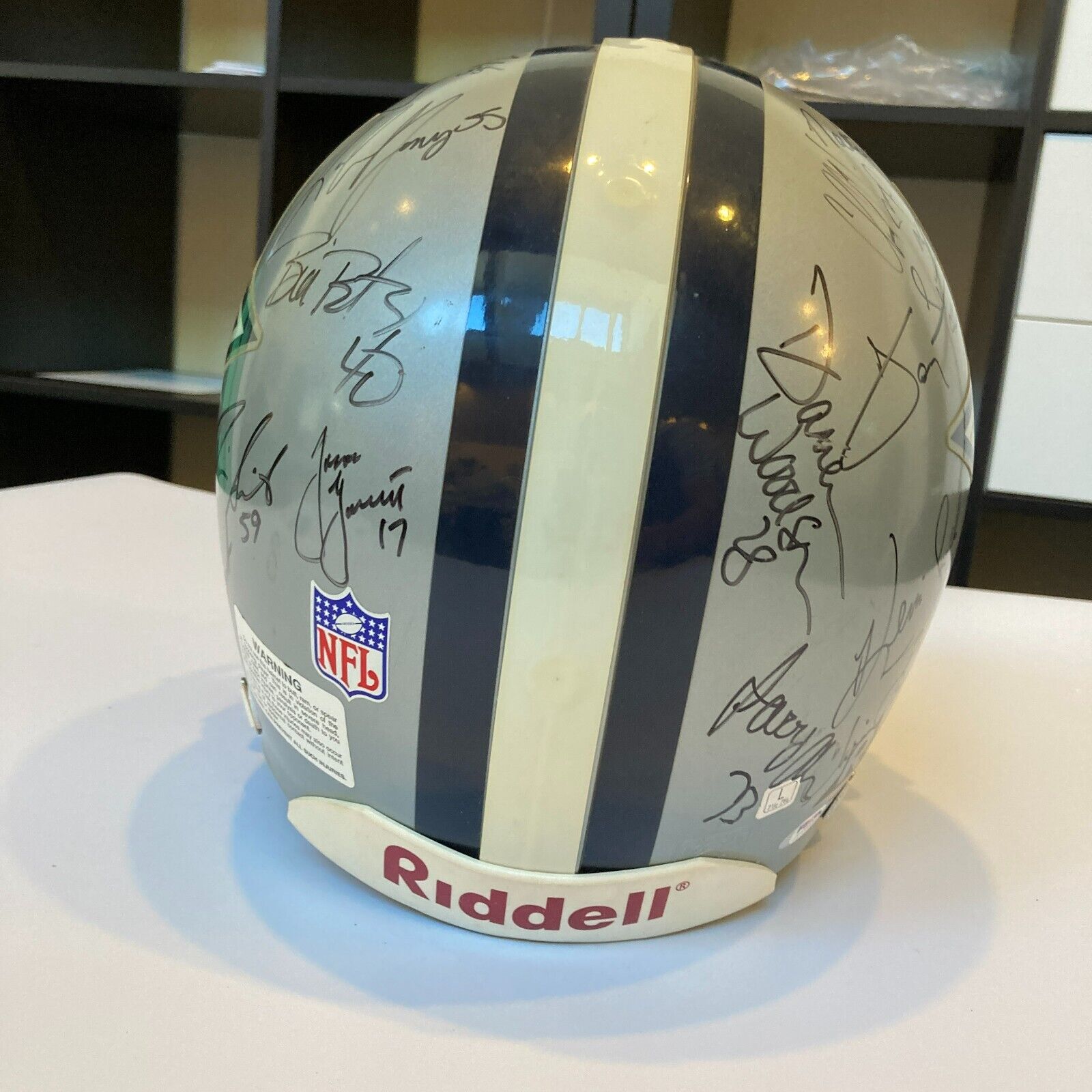 1995 Dallas Cowboys Super Bowl Champs Team Signed Authentic Helmet PSA —  Showpieces Sports