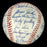 Beautiful 1968 Chicago Cubs Team Signed Baseball Ernie Banks JSA COA