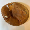 1950's Yogi Berra Signed Spalding Game Model Baseball Glove Catcher's Mitt JSA