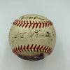 Rare 1940 New York Yankees Team Signed AL Baseball 25 Sigs Joe Dimaggio JSA COA