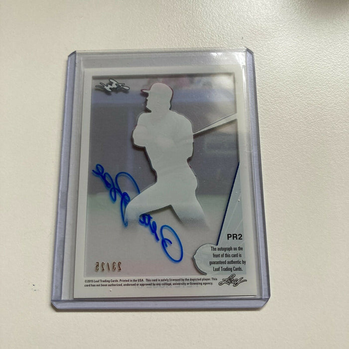 2015 Leaf Pete Rose Auto #23/25 Signed Autographed Baseball Card