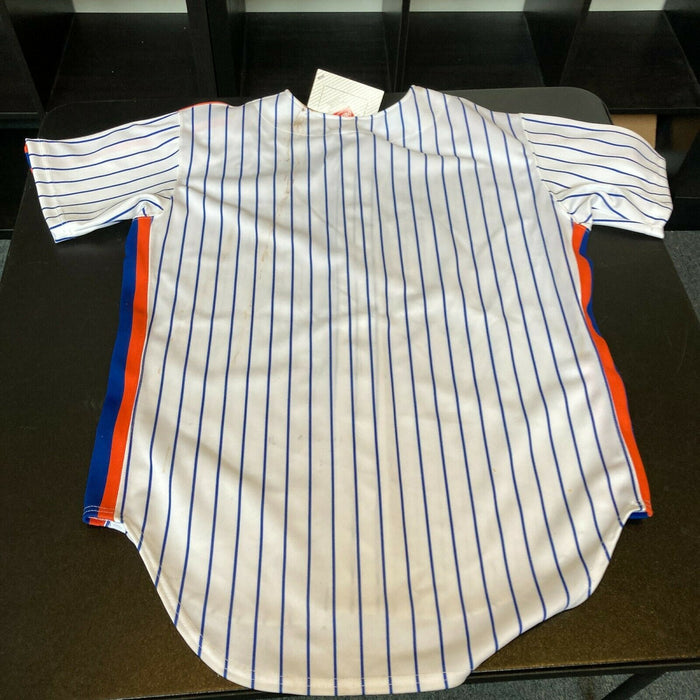 Gary Carter "1986 World Series Champs" Signed Authentic New York Mets Jersey JSA