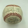 1948 Cleveland Indians World Series Champs Team Signed Baseball JSA COA