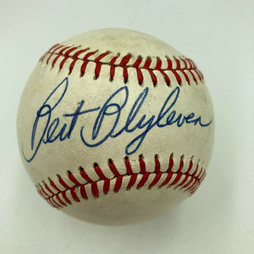 Bert Blyleven #28 Signed Autographed Major League Baseball With JSA COA