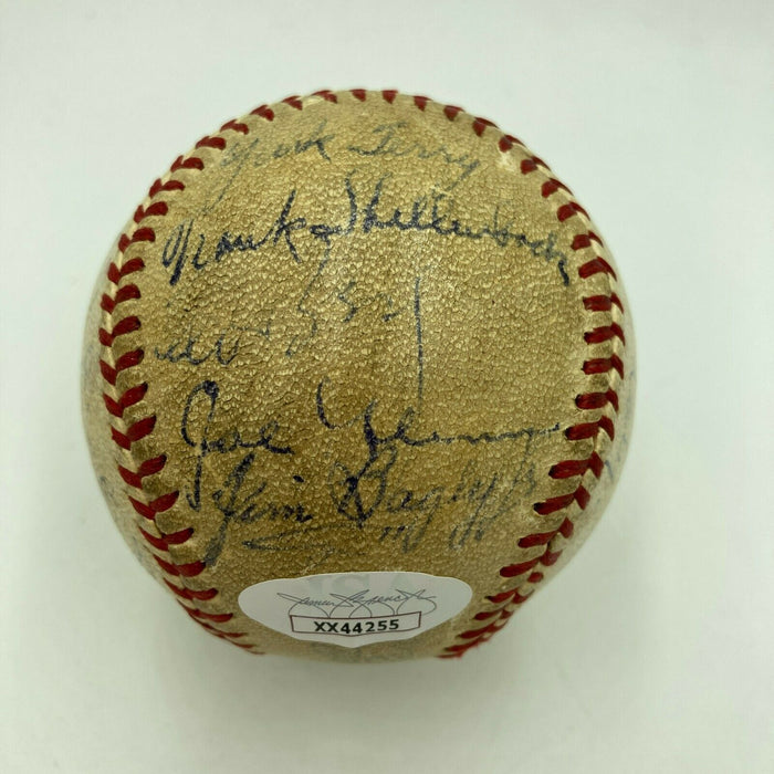 Jimmie Foxx Ted Williams Rookie 1940 Boston Red Sox Team Signed Baseball JSA COA