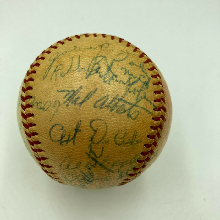 Lefty Grove, Len Dawson, Baltimore Mayor Ed Keech Signed 1950's Baseball