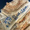 Hank Aaron "715 Home Runs 4-8-1974" Signed 1970's Game Model Baseball Glove JSA