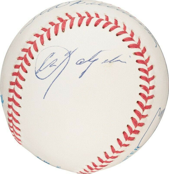 Mickey Mantle Ted Williams Carl Yastrzemski Triple Crown Signed Baseball UDA COA
