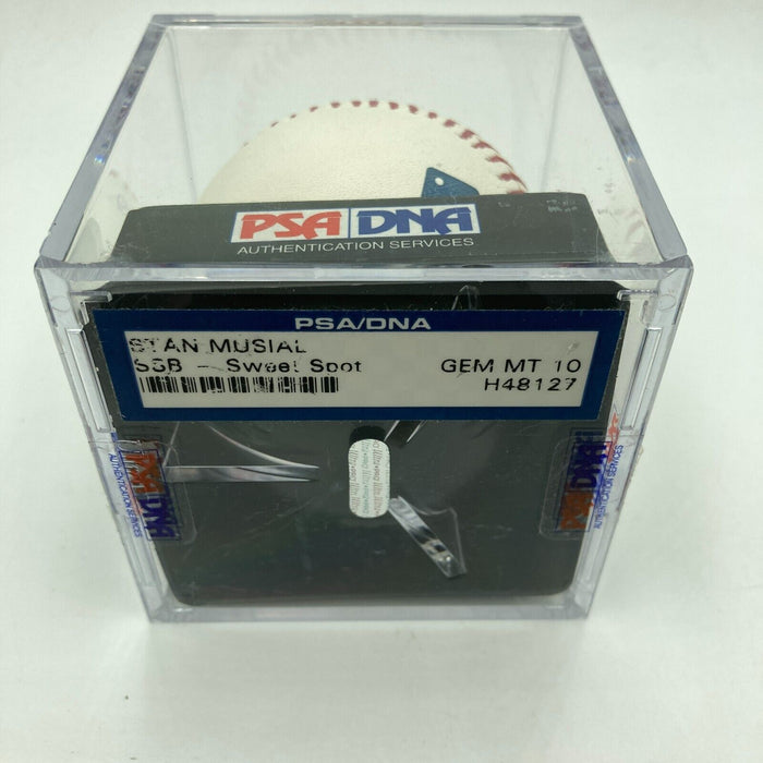 Stan Musial Signed Major League Baseball PSA DNA Graded 10 GEM MINT