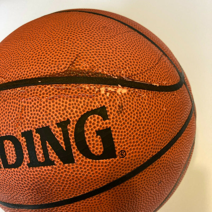 Beautiful Kobe Bryant Signed Spalding NBA Basketball Mint Auto Beckett COA