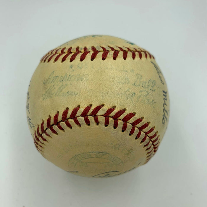 1950 Chicago White Sox Team Signed American League Baseball With Nellie Fox