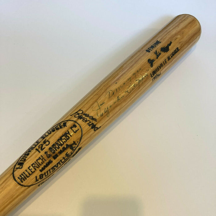 Joe Dimaggio "Yankee Clipper" Signed Game Model Baseball Bat JSA COA