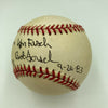 Bob Forsch & Ken Forsch No Hitters Signed Inscribed National League Baseball JSA