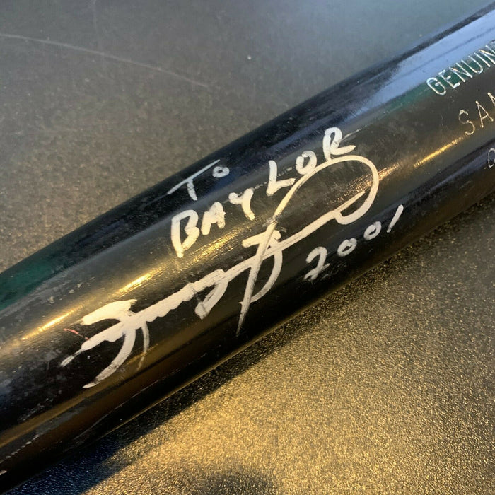 Sammy Sosa Signed 2001 Game Used Baseball Bat Given To Don Baylor With JSA COA