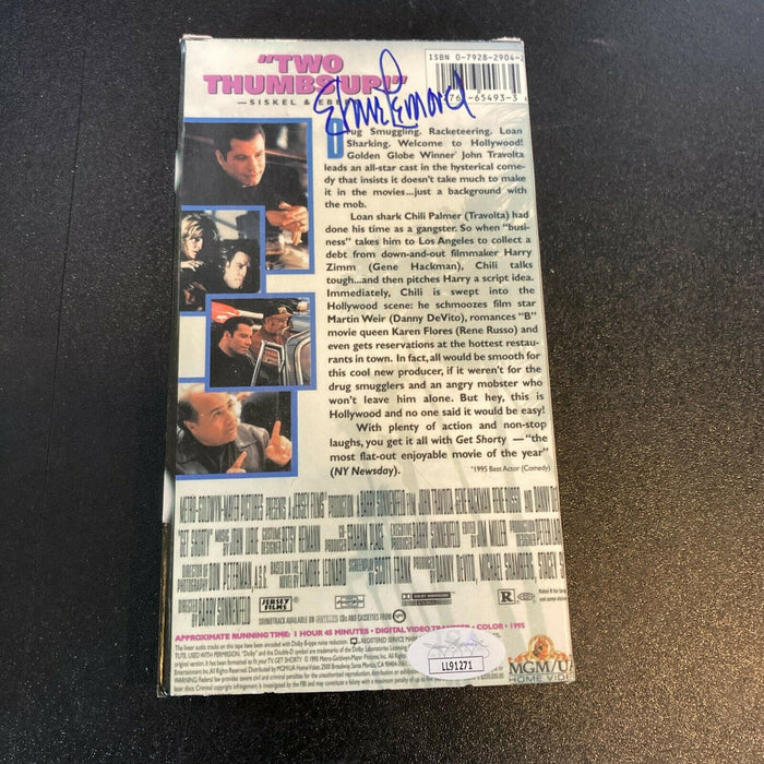 Elmore Leonard Signed Autographed Get Shorty VHS Movie With JSA COA