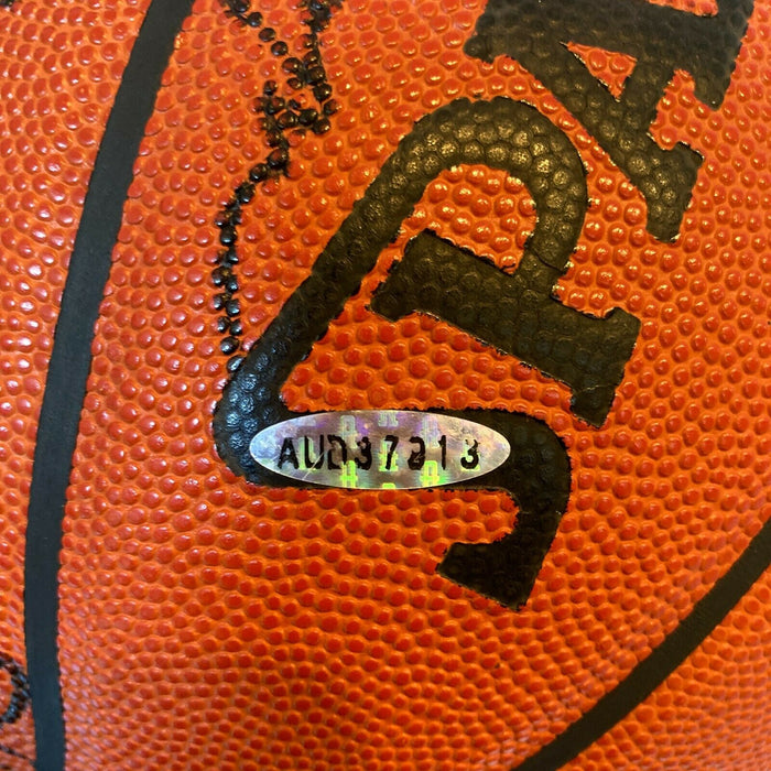 1986-87 Los Angeles Lakers NBA Champs Team Signed Basketball JSA COA & UDA Holo