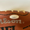 Dan Hampton Super Bowl XX Champions Signed Wilson NFL Game Football JSA (FLAT)