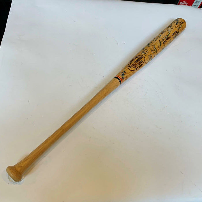 1995 Montreal Expos Team Signed Autographed Baseball Bat 27 Signatures